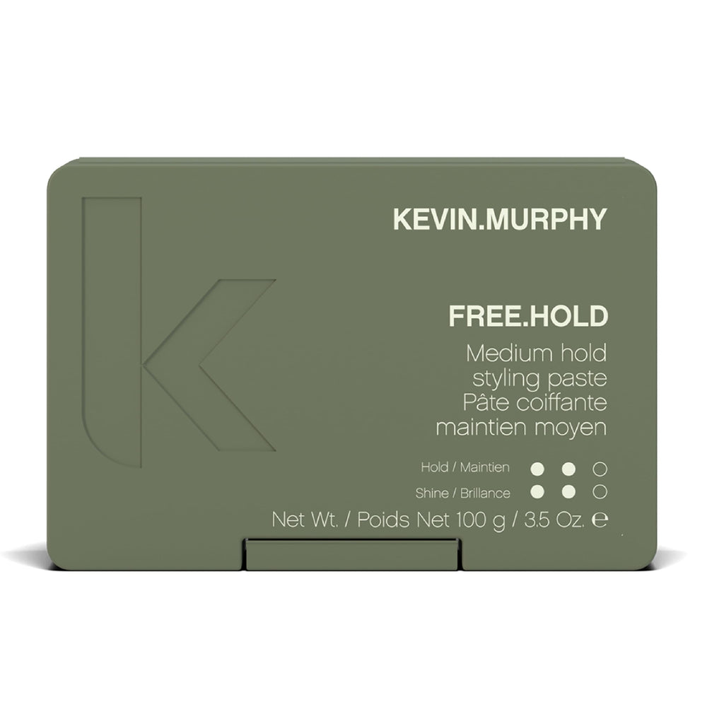 KEVIN.MURPHY Free.Hold tube cap closeup showing creamy paste for easy styling