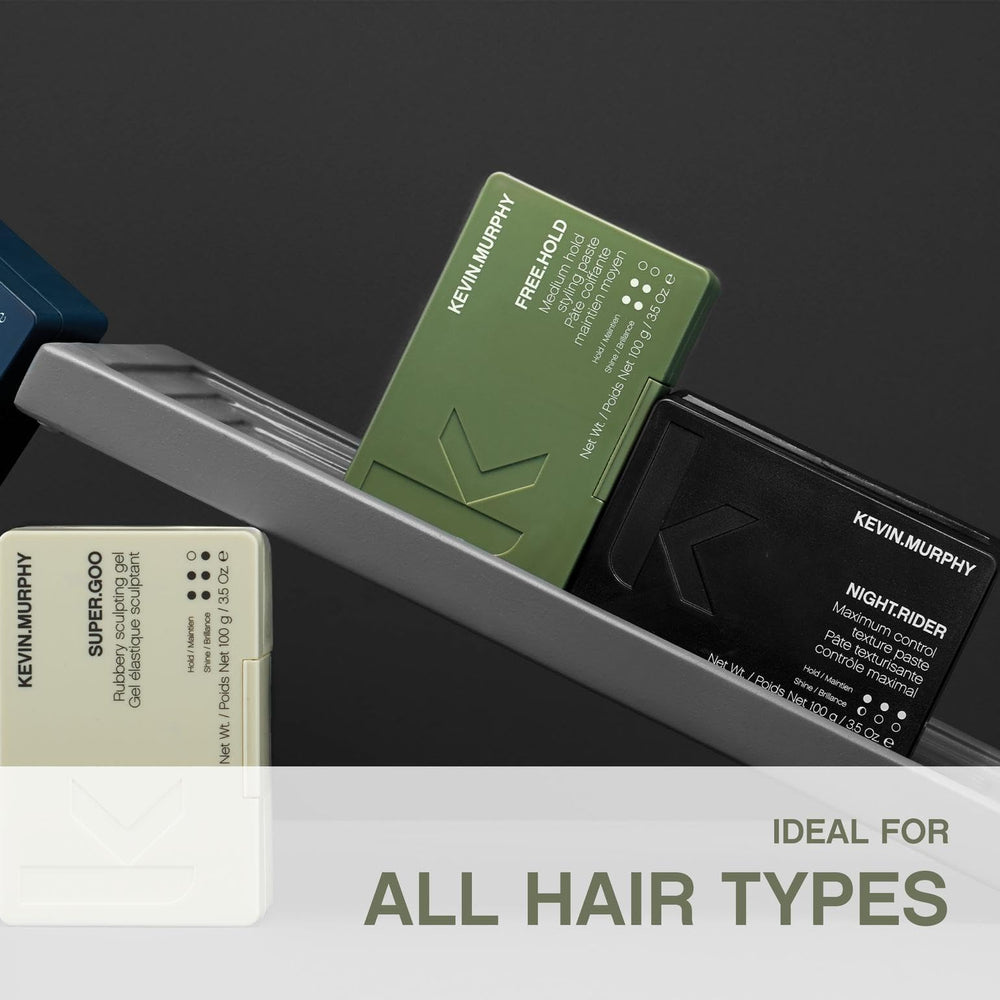 KEVIN.MURPHY FREE.HOLD model-style hair with flexible control.