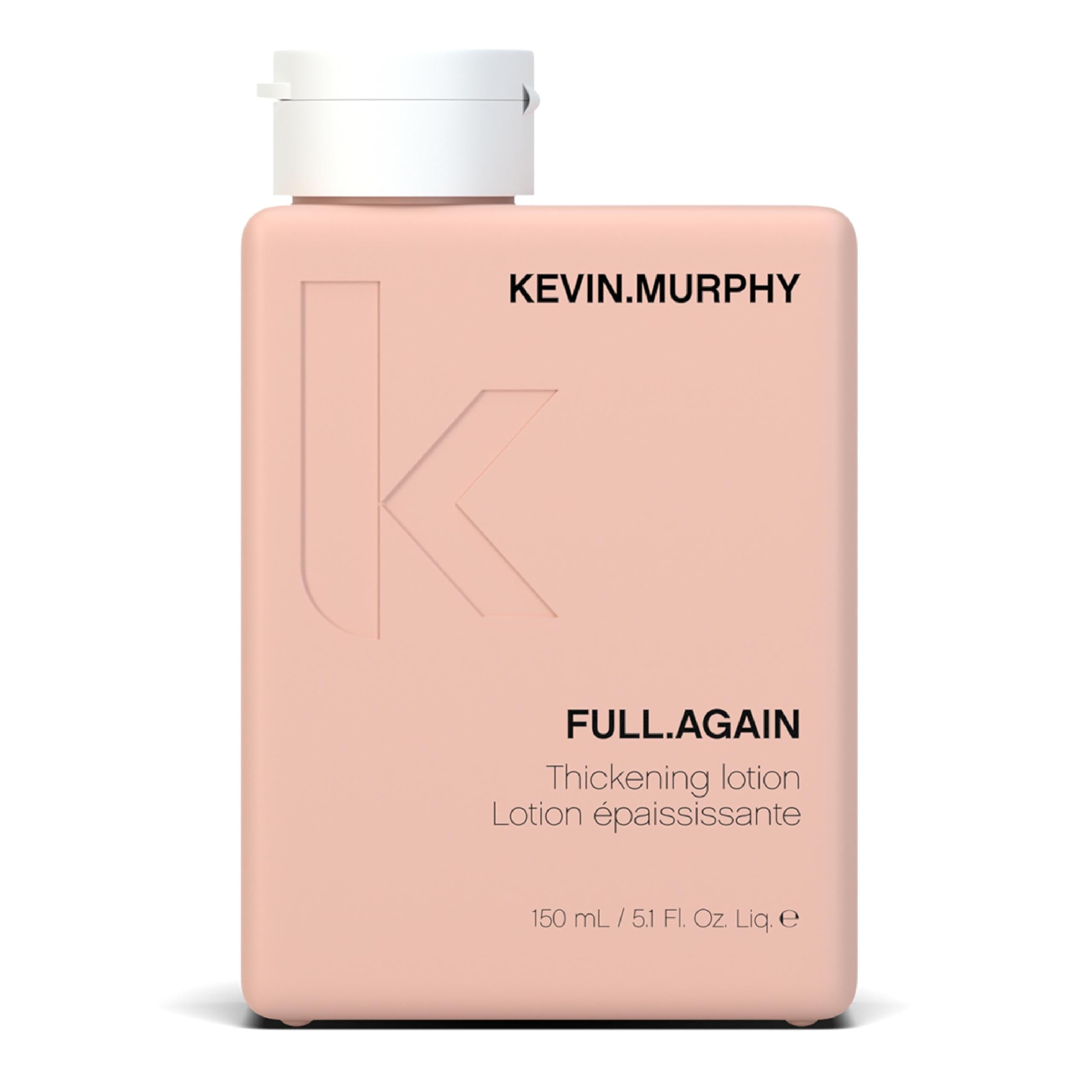 KEVIN.MURPHY FULL.AGAIN bottle-front showing weightless thickening for fine hair.