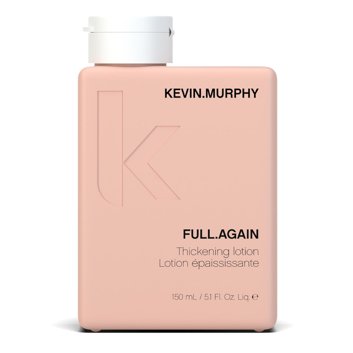 KEVIN.MURPHY FULL.AGAIN bottle-front showing weightless thickening for fine hair.