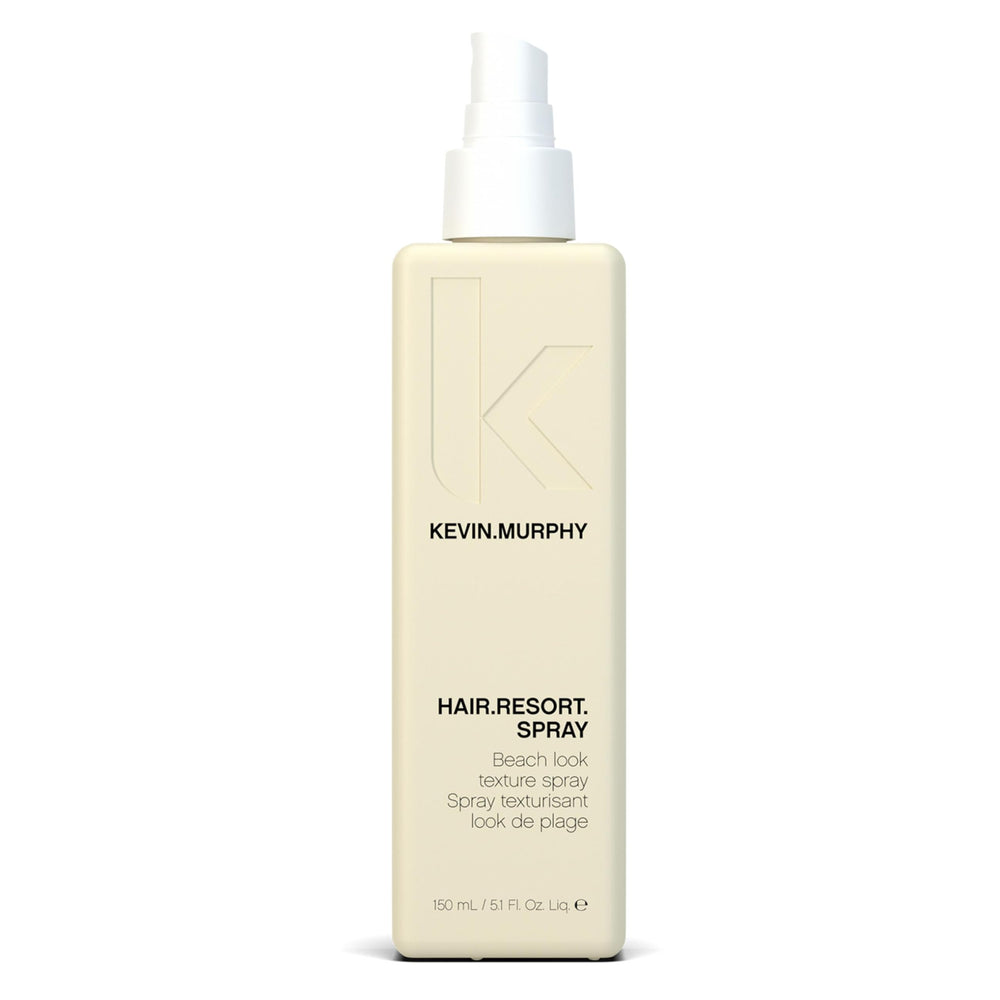 KEVIN.MURPHY HAIR.RESORT.SPRAY beach-mist shows flexible hold for beach-ready texture.