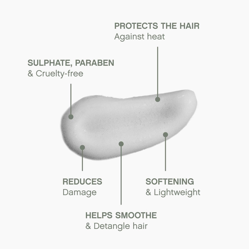 KEVIN.MURPHY HEATED.DEFENSE ingredients jojoba-quinoa highlight nourishing oils in action.