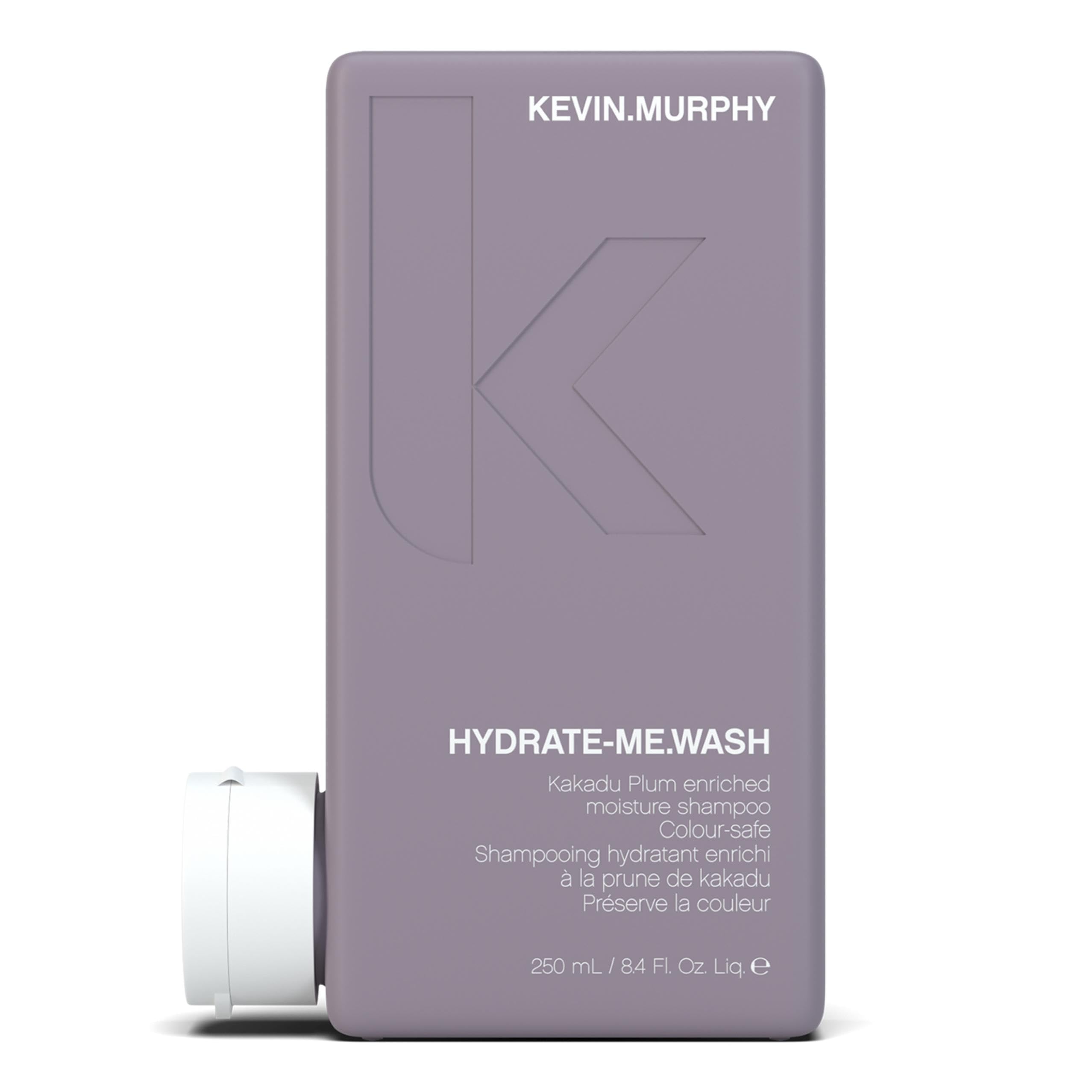 Kevin.Murphy Hydrate-Me.Wash bottle closeup shows color-safe hydration for dry hair