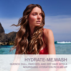 Kevin.Murphy Hydrate-Me.Wash foamy lather demonstrates gentle cleansing for dull, dry hair