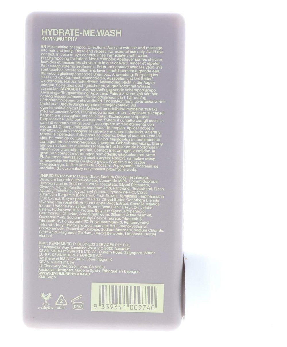 Kevin Murphy Hydrate Me Wash after use hair glow and subtle shine