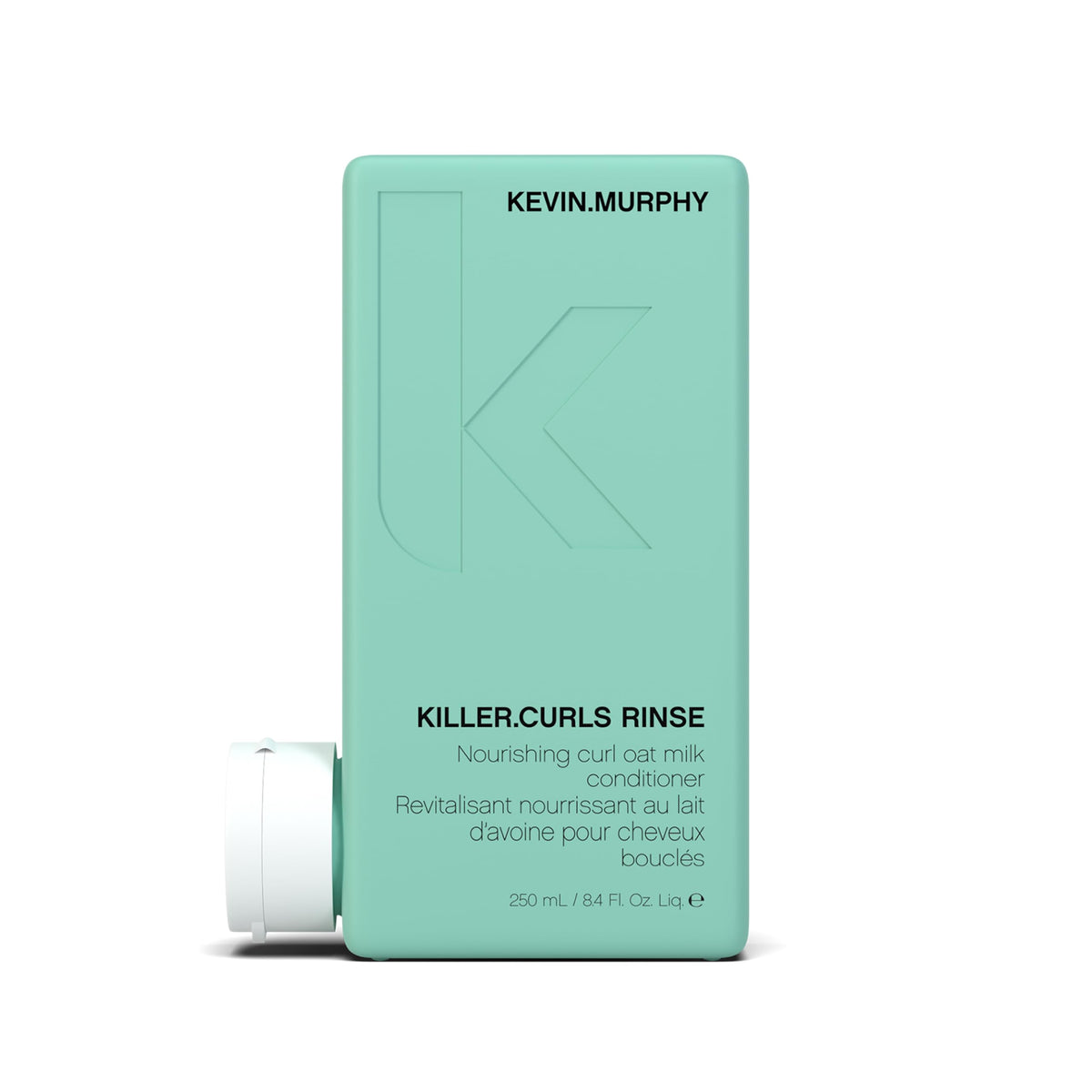KEVIN.MURPHY Killer.CURLS RINSE bottle showing nourishing curl care for defined, soft waves