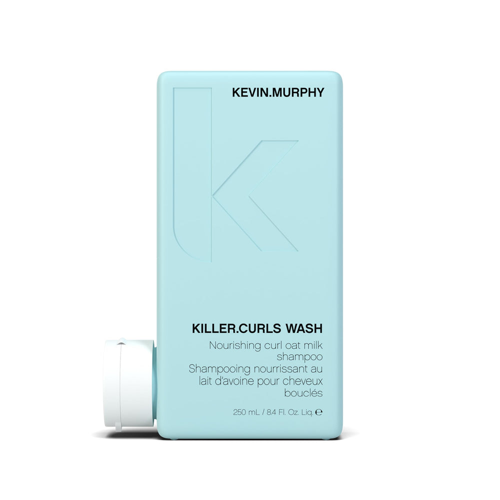KEVIN.MURPHY Killer.Curls Wash bottle shows color-safe, hydrating curl care for defined curls