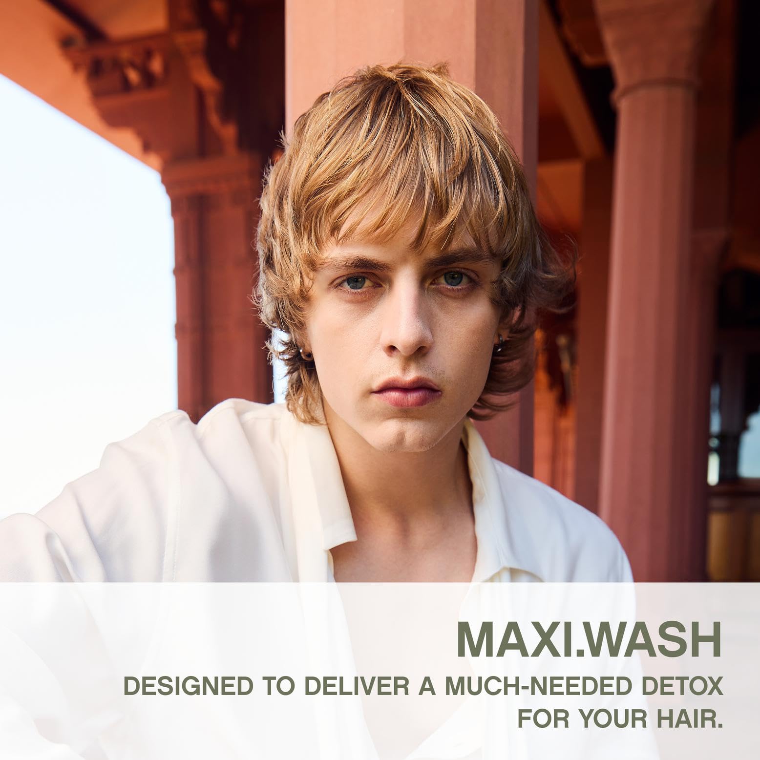KEVIN.MURPHY Maxi.Wash foam lather cleanses scalp without stripping essential oils.