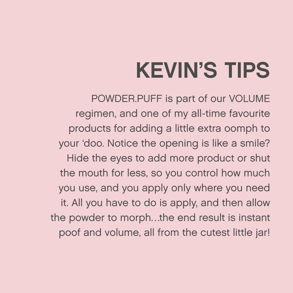 Kevin Murphy Powder Puff before-after captures visible texture gain and lift