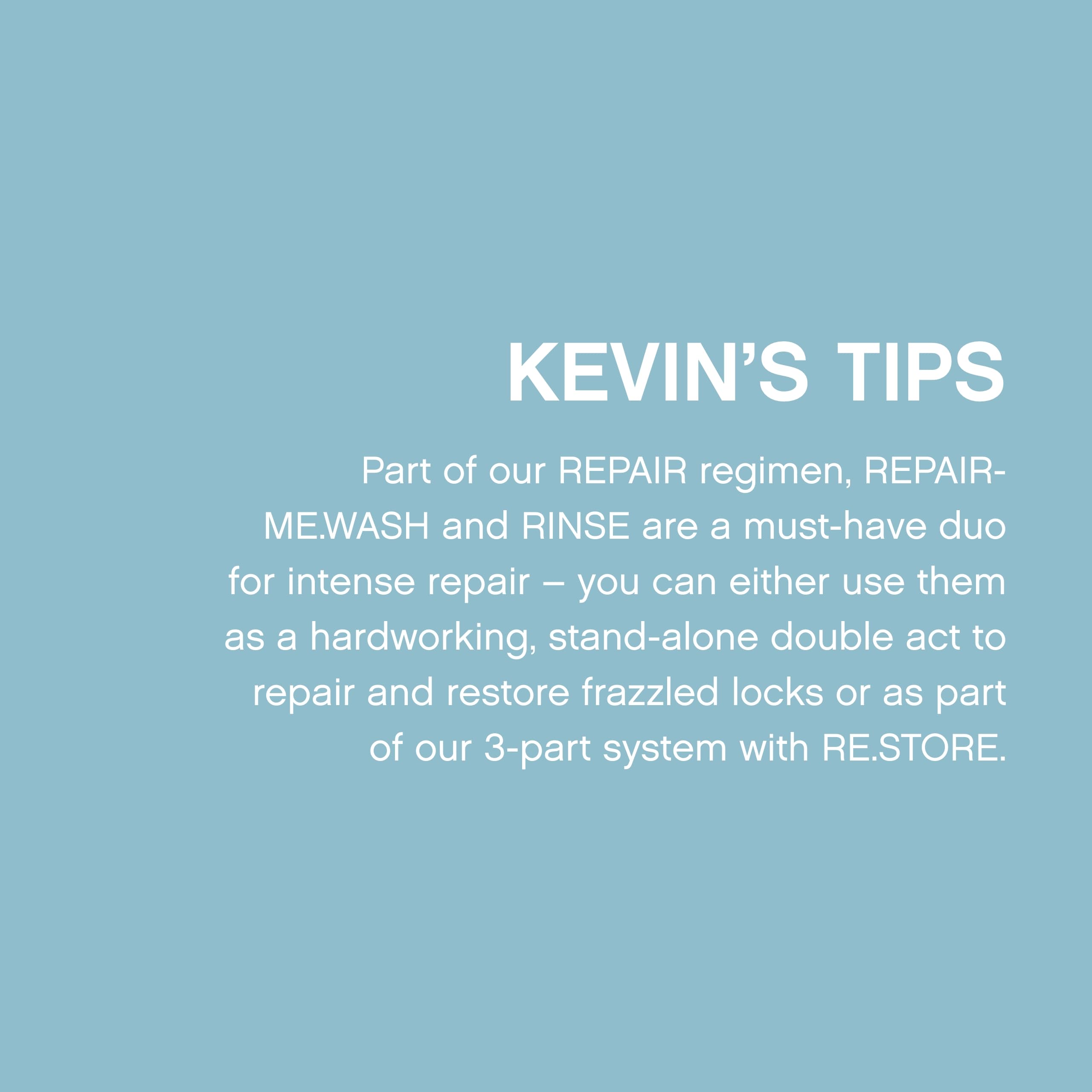 Kevin.MURPHY Repair-Me.Rinse protein and enzyme enriched formula close-up