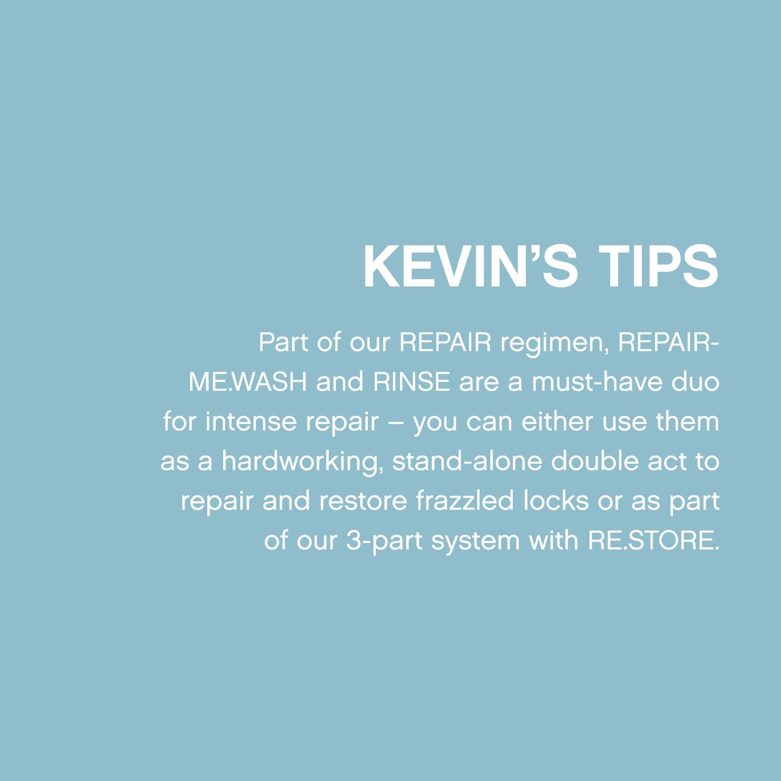 KEVIN.MURPHY REPAIR-ME.WASH bamboo extract nourishes scalp-friendly hydration