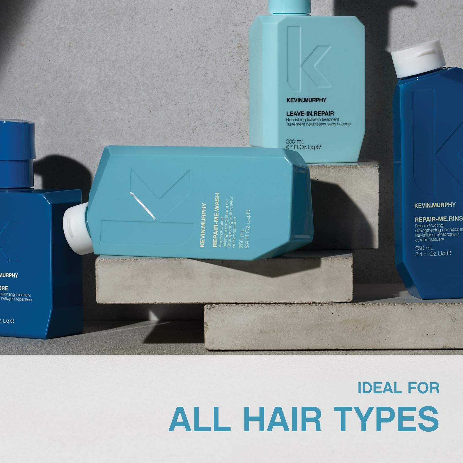 KEVIN.MURPHY REPAIR-ME.WASH silk amino acids improve smoothness and manageability