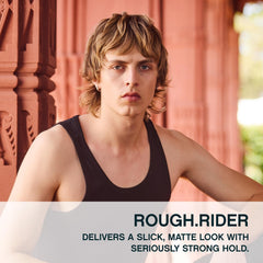 KEVIN.MURPHY ROUGH.RIDER closeup shows matte finish texture for versatility