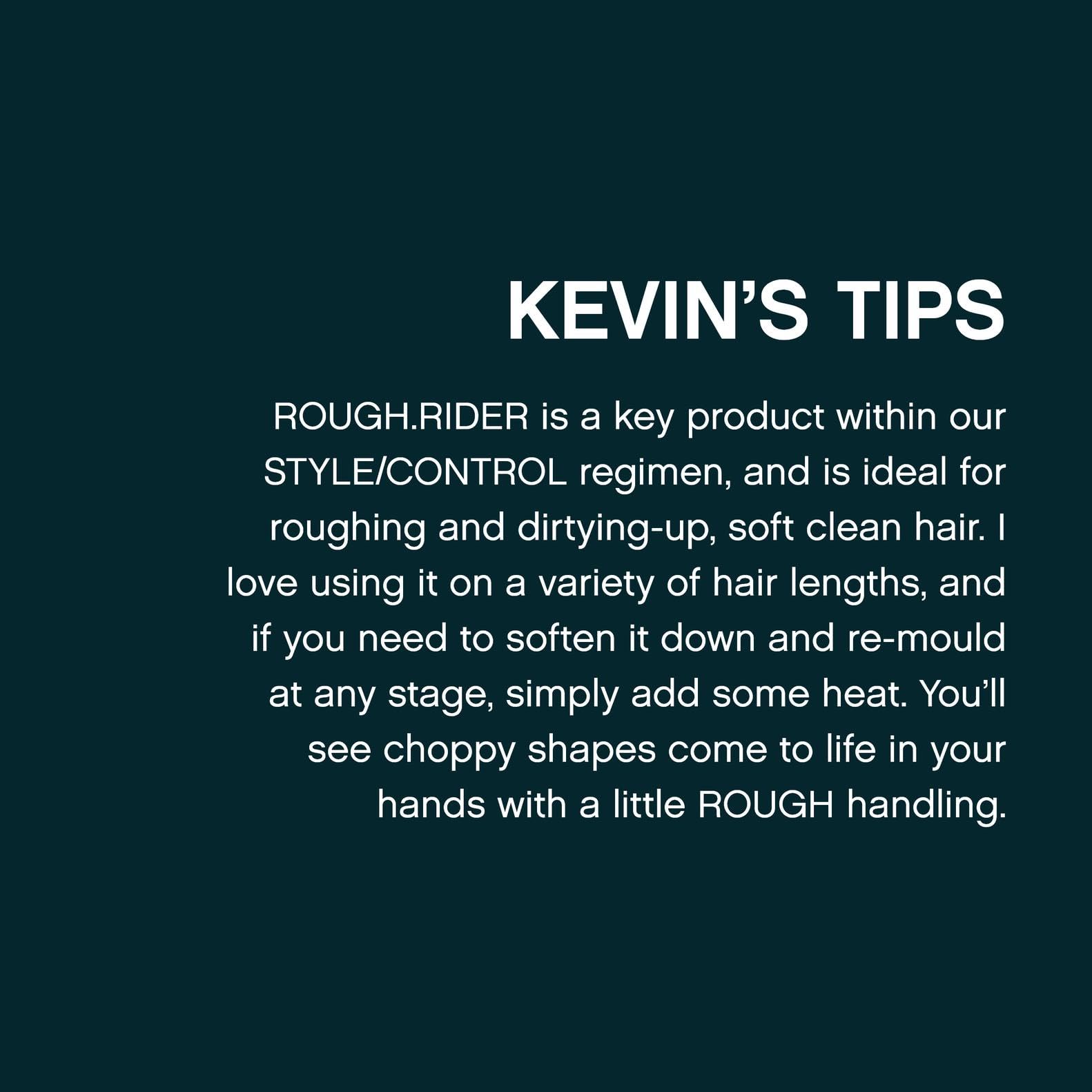 KEVIN.MURPHY ROUGH.RIDER sulfate-free and paraben-free formula for gentle care