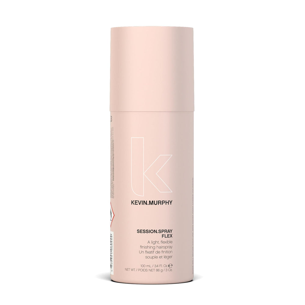 KEVIN.MURPHY SESSION.SPRAY FLEX bottle ready for all-day flexible hold.