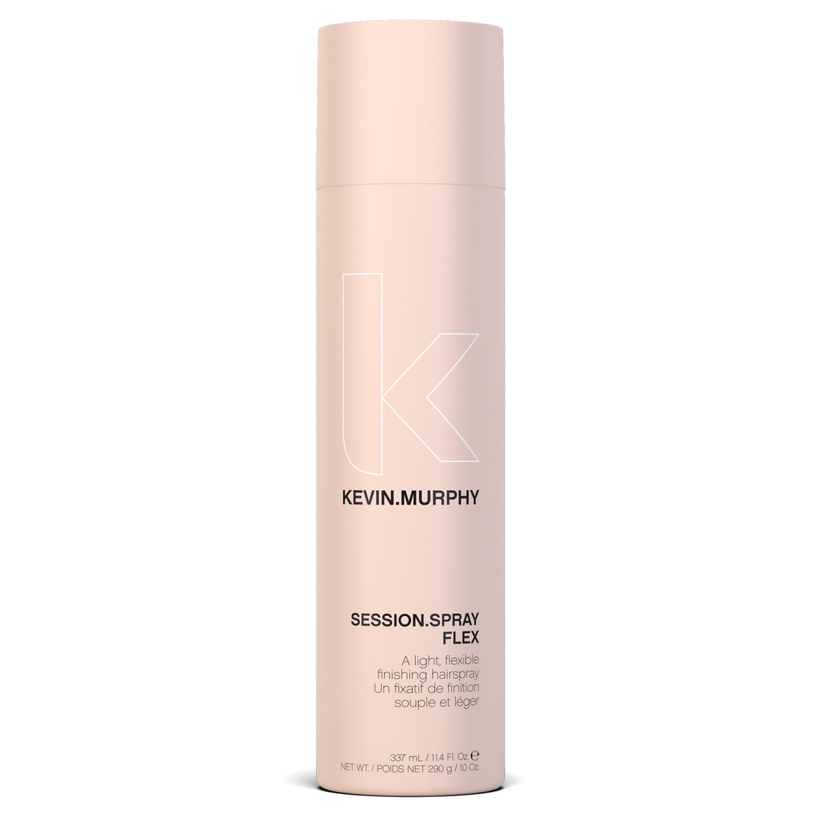 KEVIN.MURPHY SESSION.SPRAY FLEX bottle ready for lightweight finish on all hair types