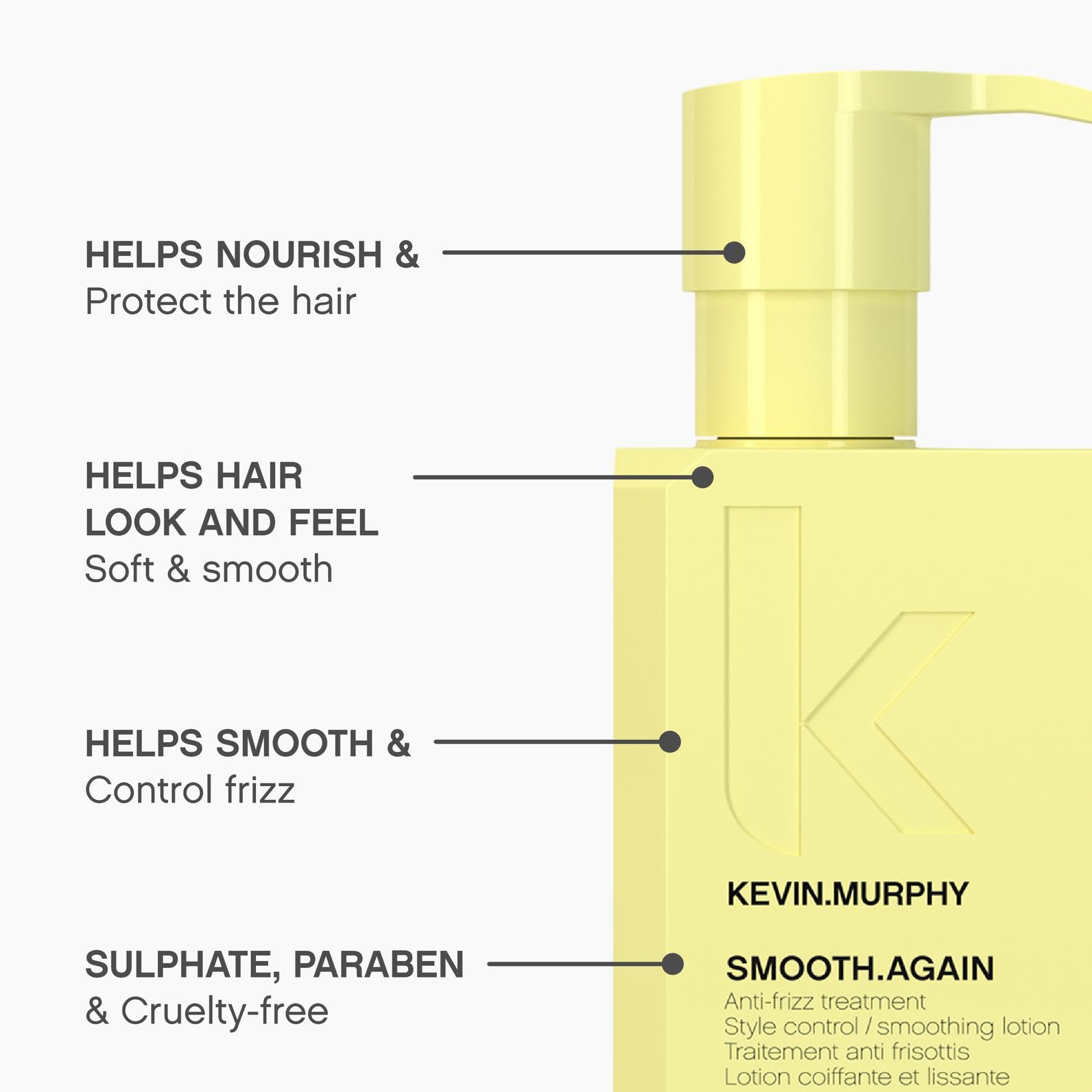 KEVIN.MURPHY SMOOTH.AGAIN baobab oil detail emphasizing nourishment and strength