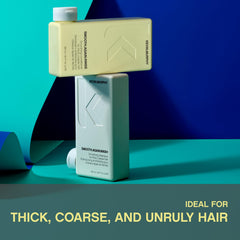 Kevin Murphy Smooth Again Rinse hair-gloss closeup showcases slip and shine.