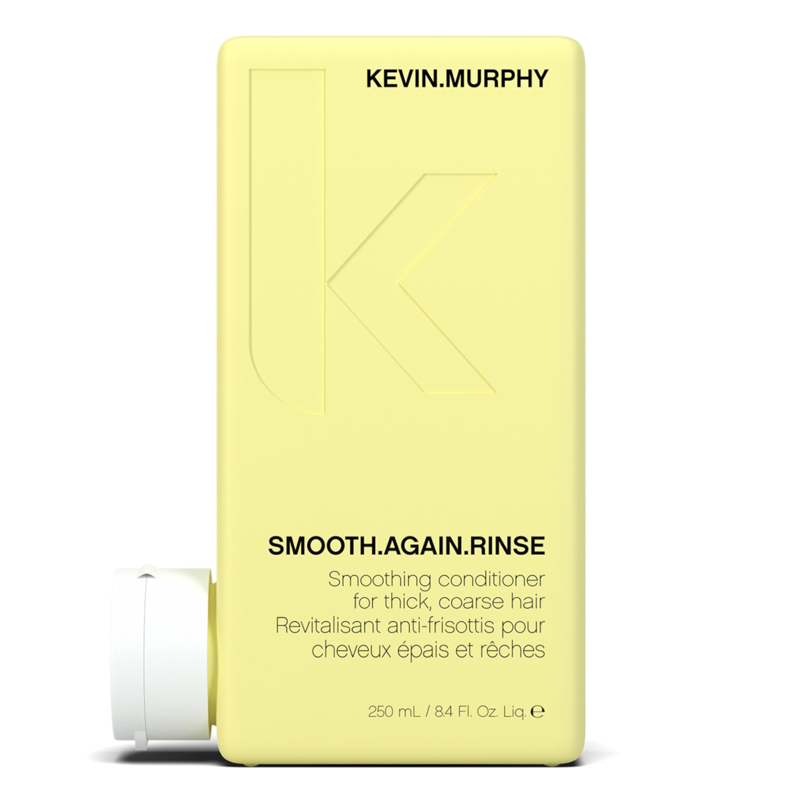 KEVIN.MURPHY Smooth.Again.RINSE bottle front showcases smoothing conditioner for thick, coarse hair