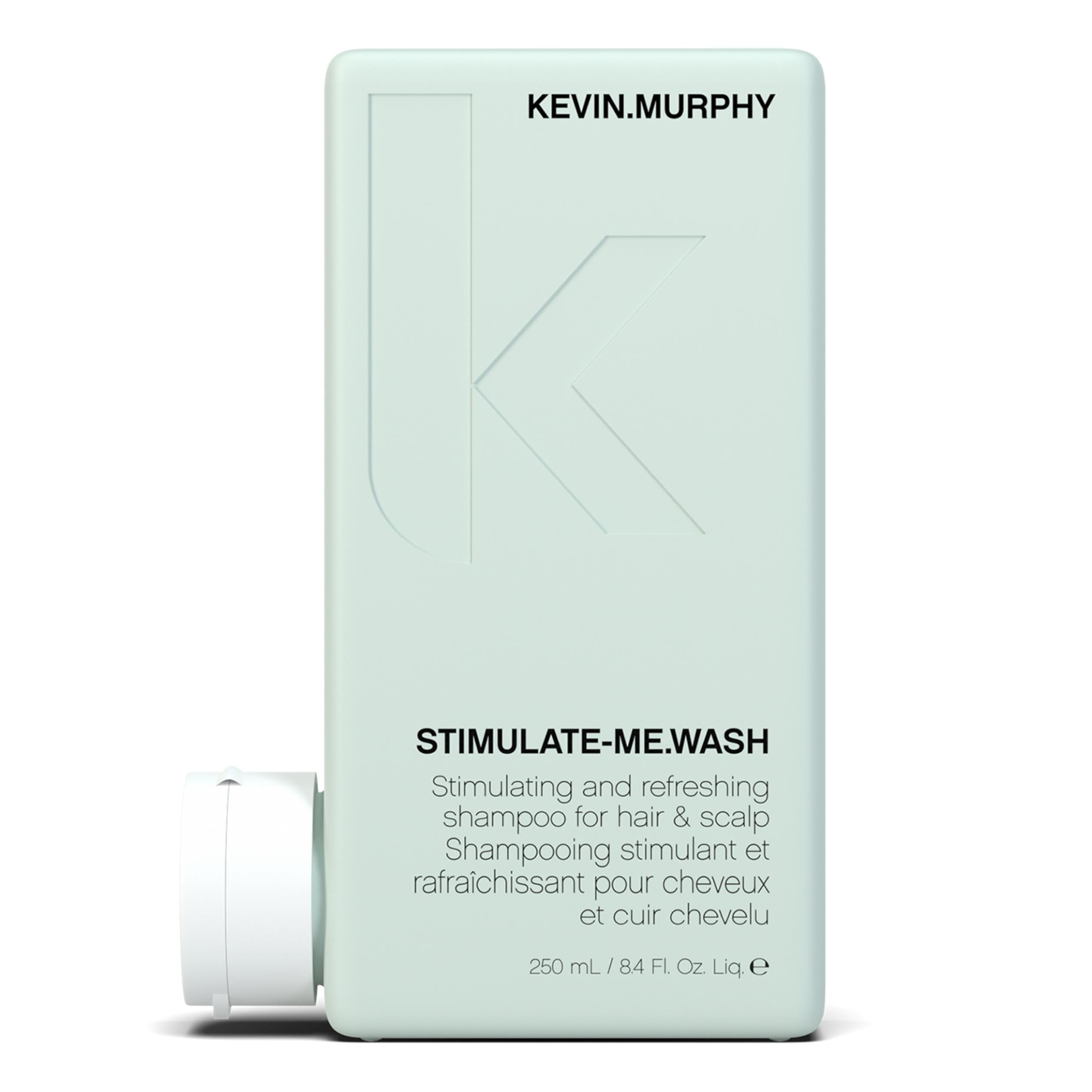 KEVIN.MURPHY STIMULATE-ME.WASH bottle front for daily scalp cleansing.