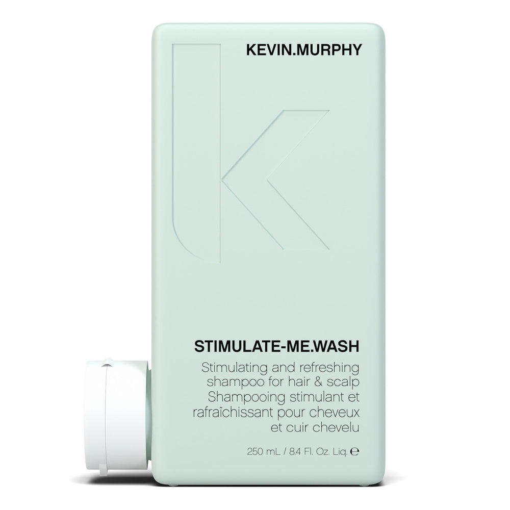 KEVIN.MURPHY STIMULATE-ME.WASH bottle front for daily scalp cleansing.