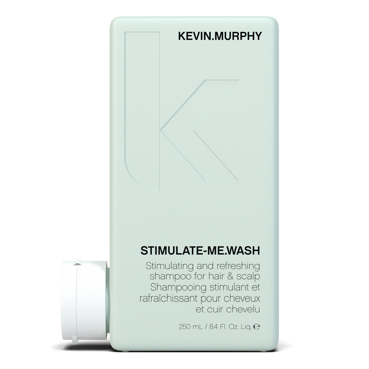 KEVIN.MURPHY STIMULATE-ME.WASH bottle front for daily scalp cleansing.
