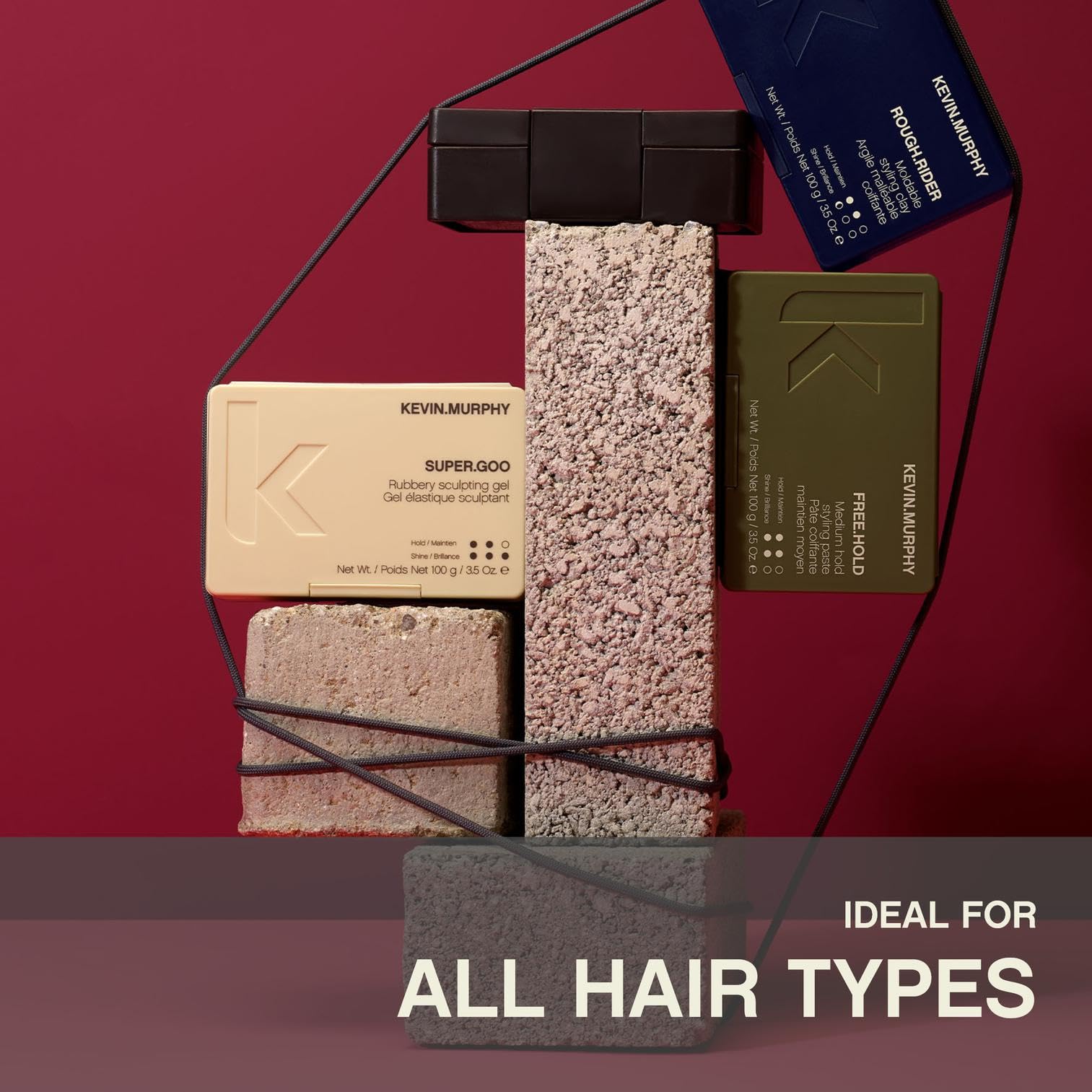 KEVIN.MURPHY SUPER.GOO paraben-free formula supports healthier-looking styling