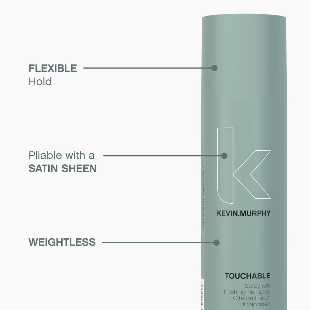 KEVIN.MURPHY TOUCHABLE botanical blend ingredients with hibiscus, sea lavender, carrot seed oil