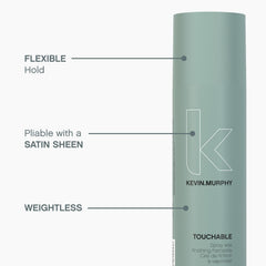 KEVIN.MURPHY TOUCHABLE botanical blend ingredients with hibiscus, sea lavender, carrot seed oil