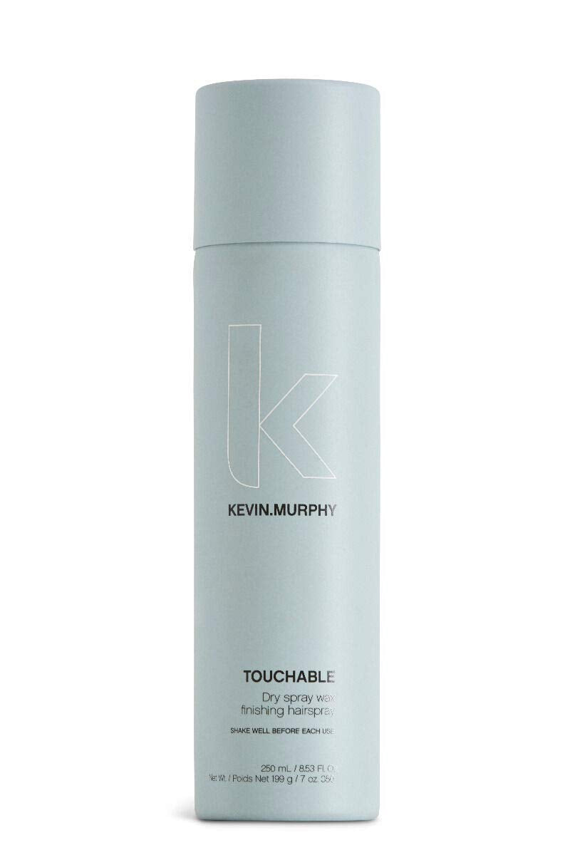 Kevin Murphy Touchable Spray Wax bottle delivers flexible hold for texture and separation.