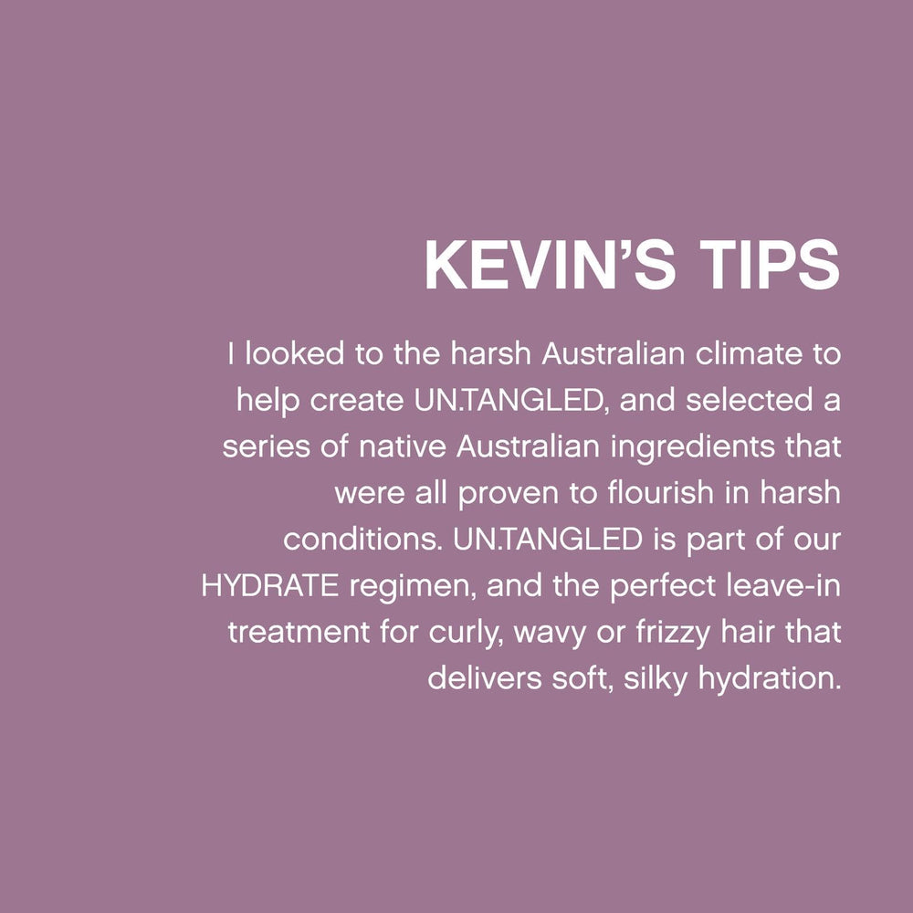 KEVIN.MURPHY UN.TANGLED hair close-up reveals shine and healthy-looking results
