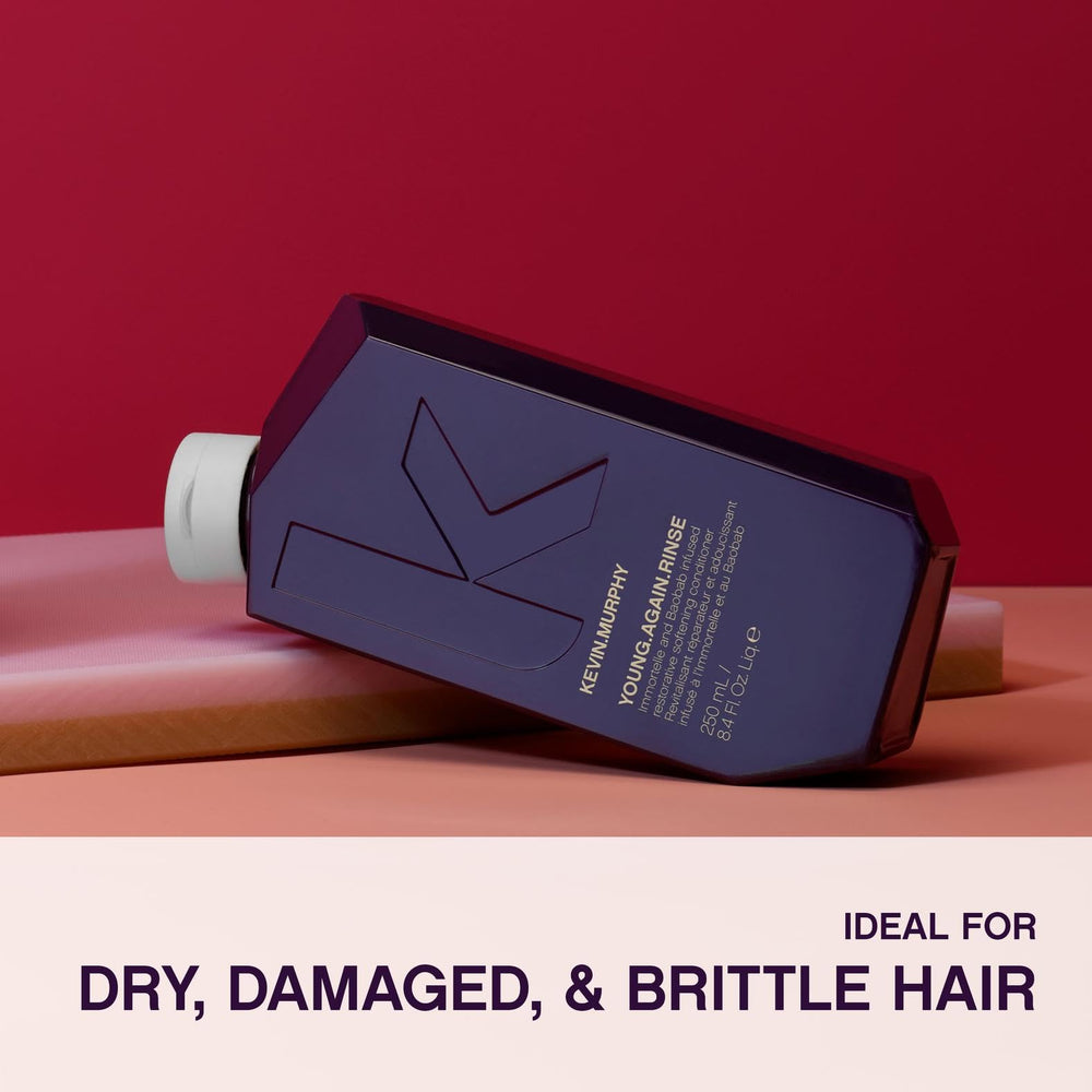 KEVIN.MURPHY Young.Again.Rinse applied to hair, easy nightly routine