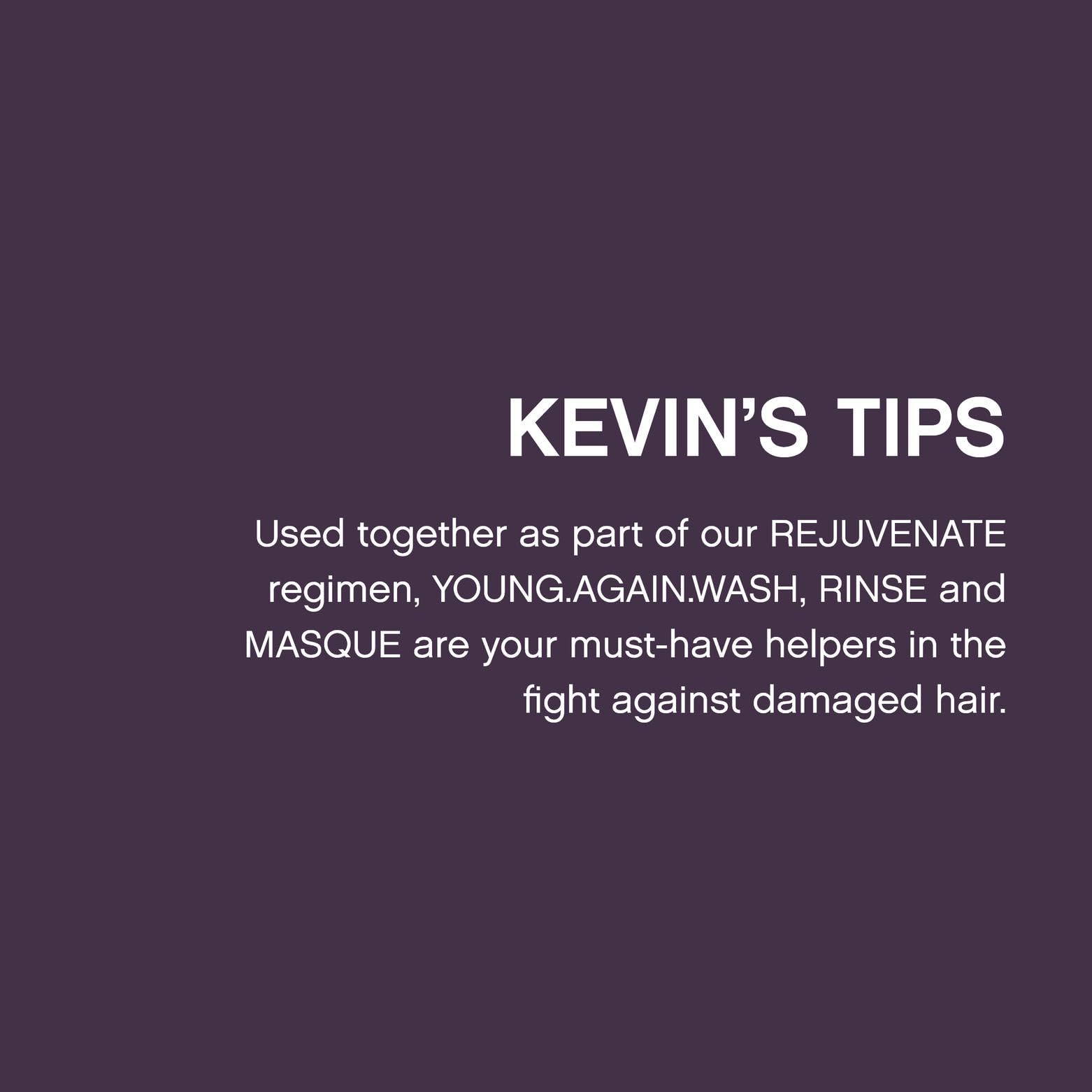 Kevin Murphy Young.Again.Masque bottle features moisture-rich cream texture