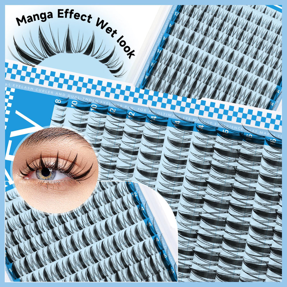 KevKev Fairy Lash Clusters Kit beginner-friendly tools for quick, precise application