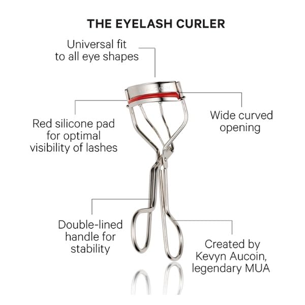 Kevyn Aucoin Eyelash Curler helps achieve lifted look before mascara.