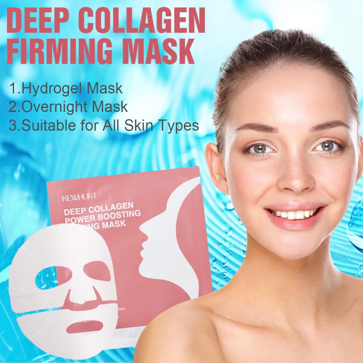 Kewhunt All skin types safe formulation implies gentle skincare.