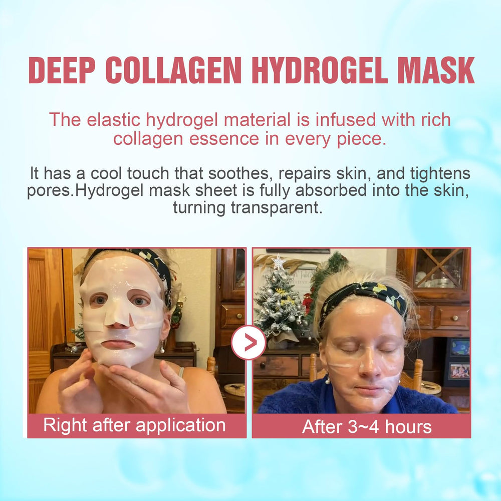 Kewhunt Overnight mask absorption after 3 hours shows transparency.