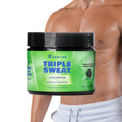 Kewlioo triple sweat cream arm sweat boosts circulation during workouts.