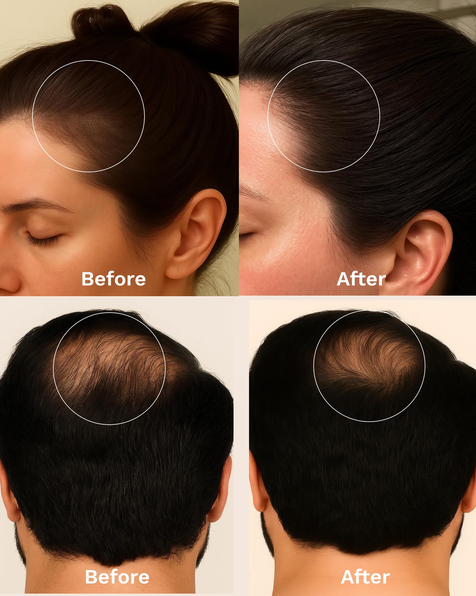 Keyoma Batana Oil on hair for shine and manageability