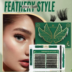 KEYYOU bond-seal lashes close-up emphasizes strong hold and long-lasting wear potential.