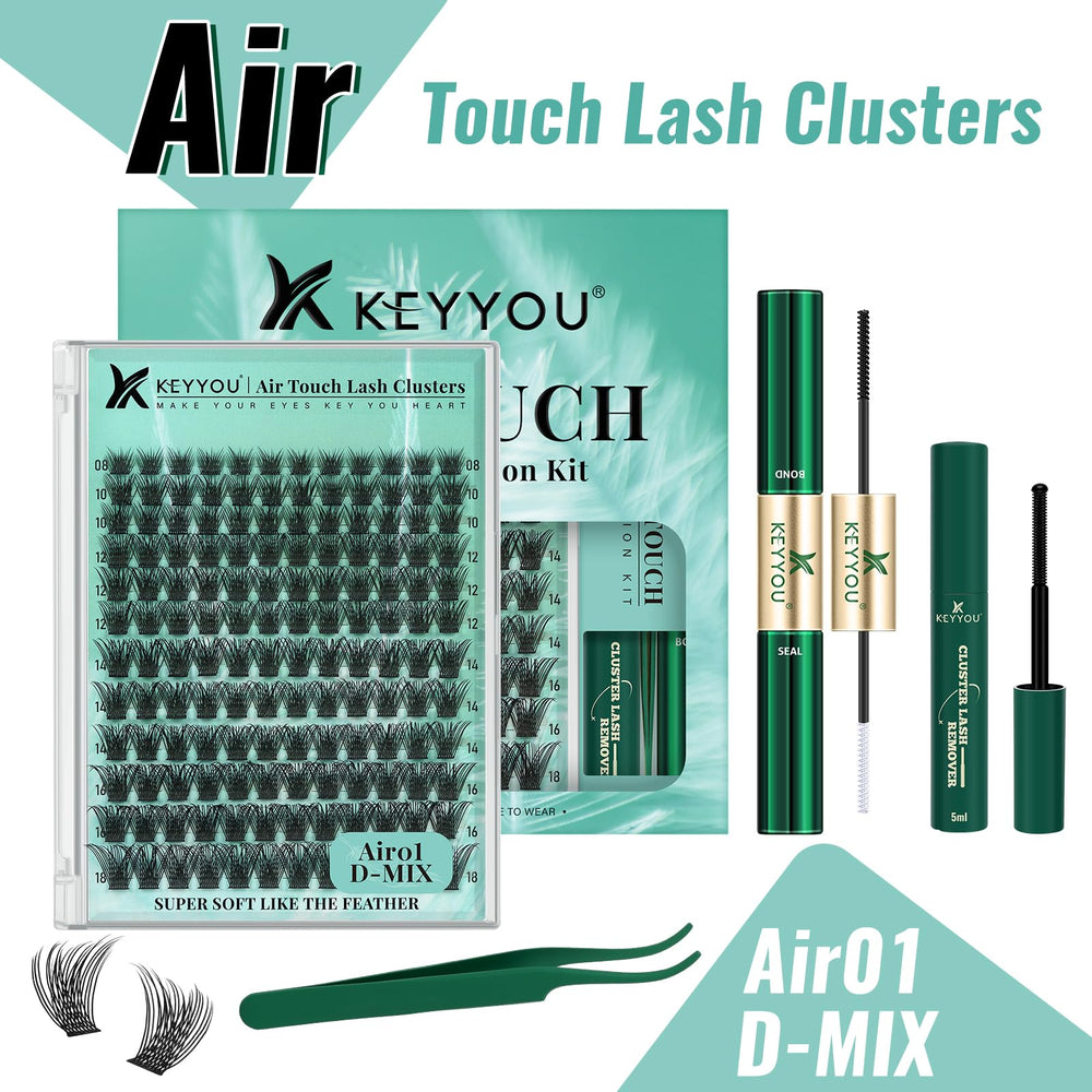KEYYOU DIY lash application at home for effortless daily glam.