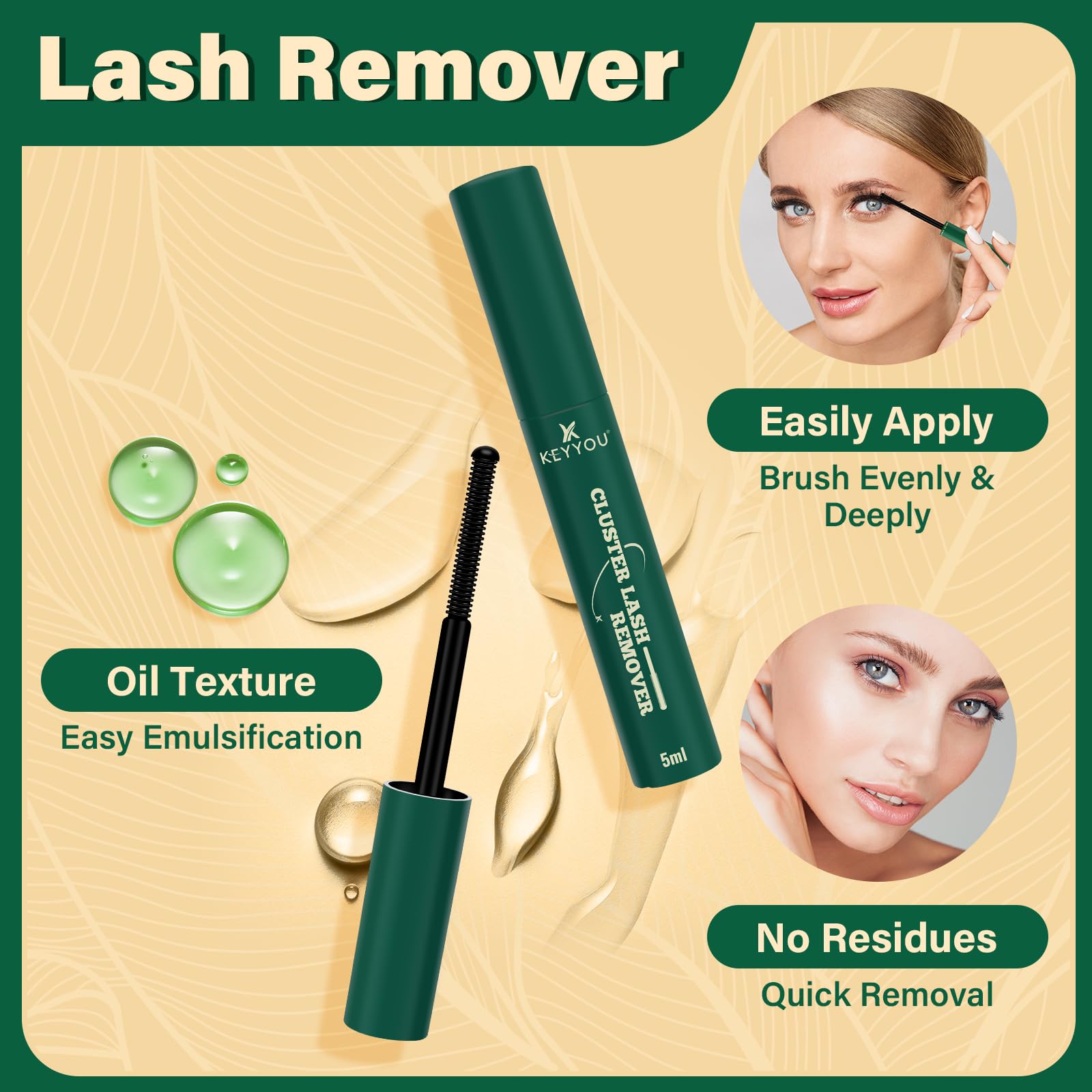 KEYYOU diy lash extension tutorial look ideas