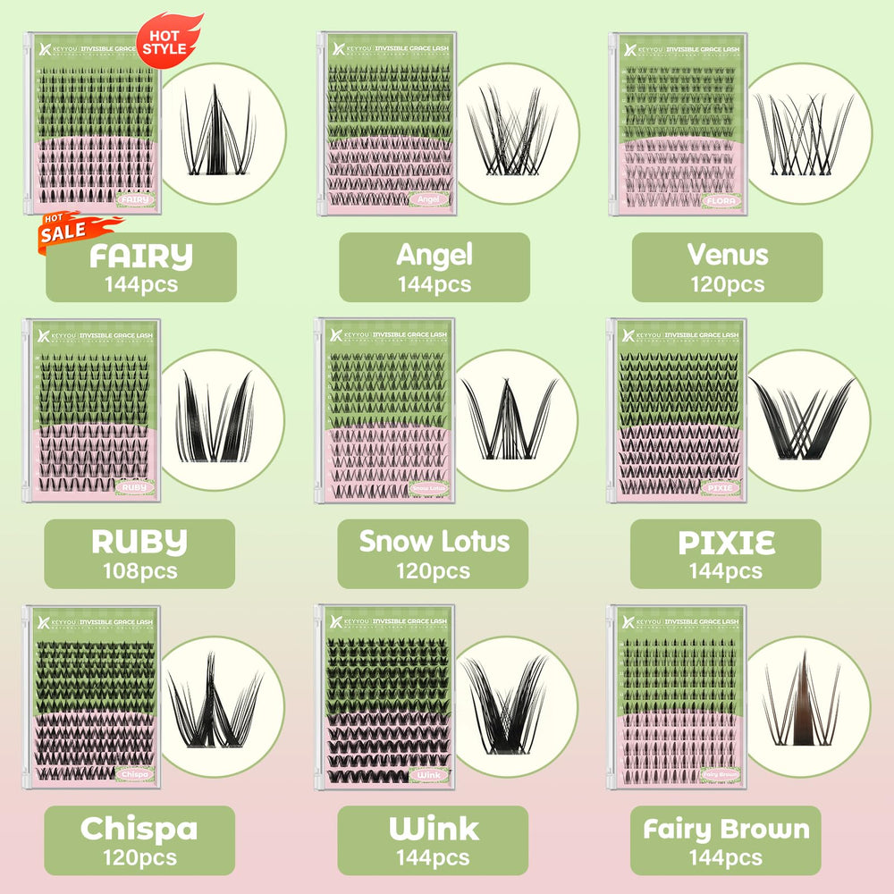 KEYYOU waterproof lash glue bottle ready for long-lasting wear.
