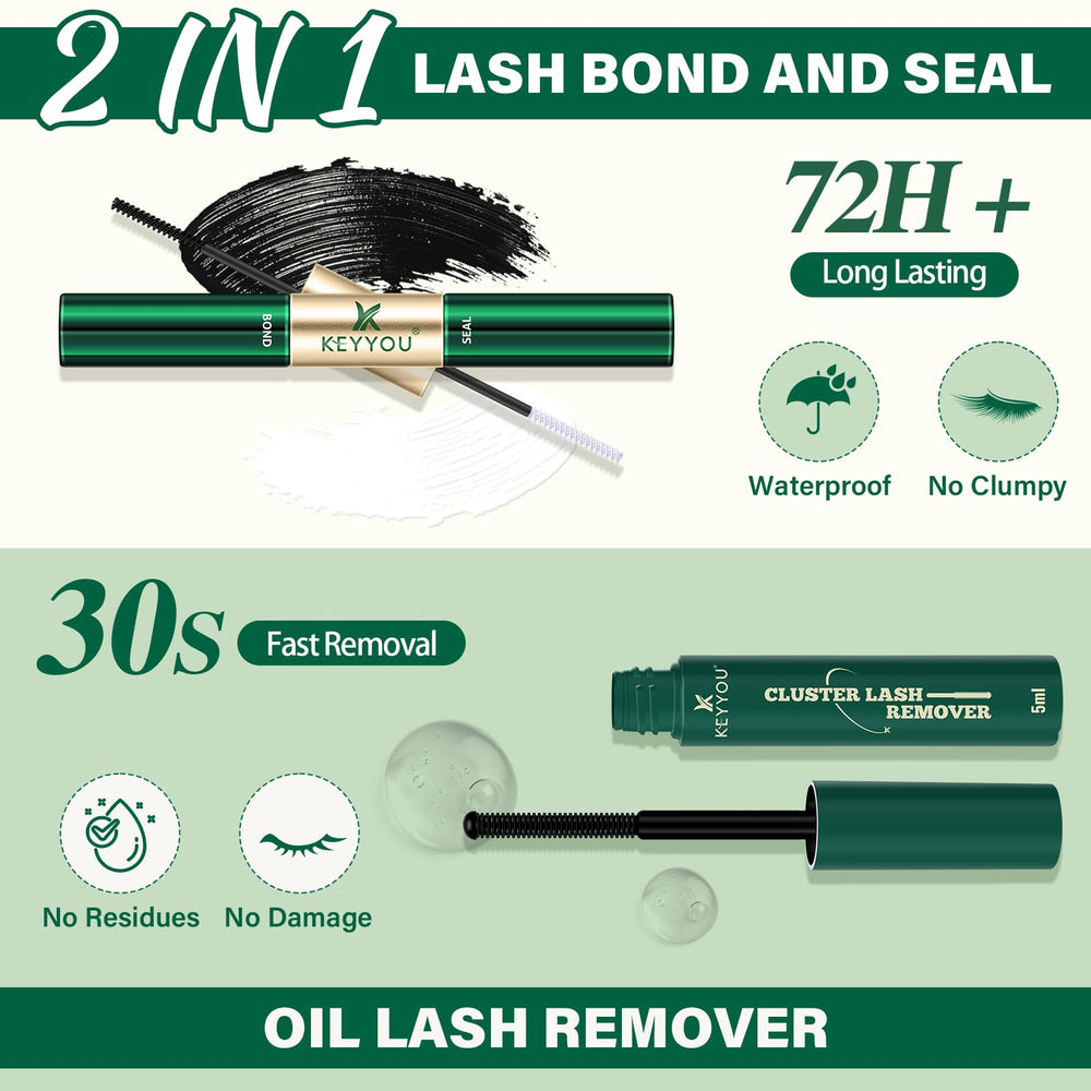 KEYYOU sealing coating applied for lasting lash set