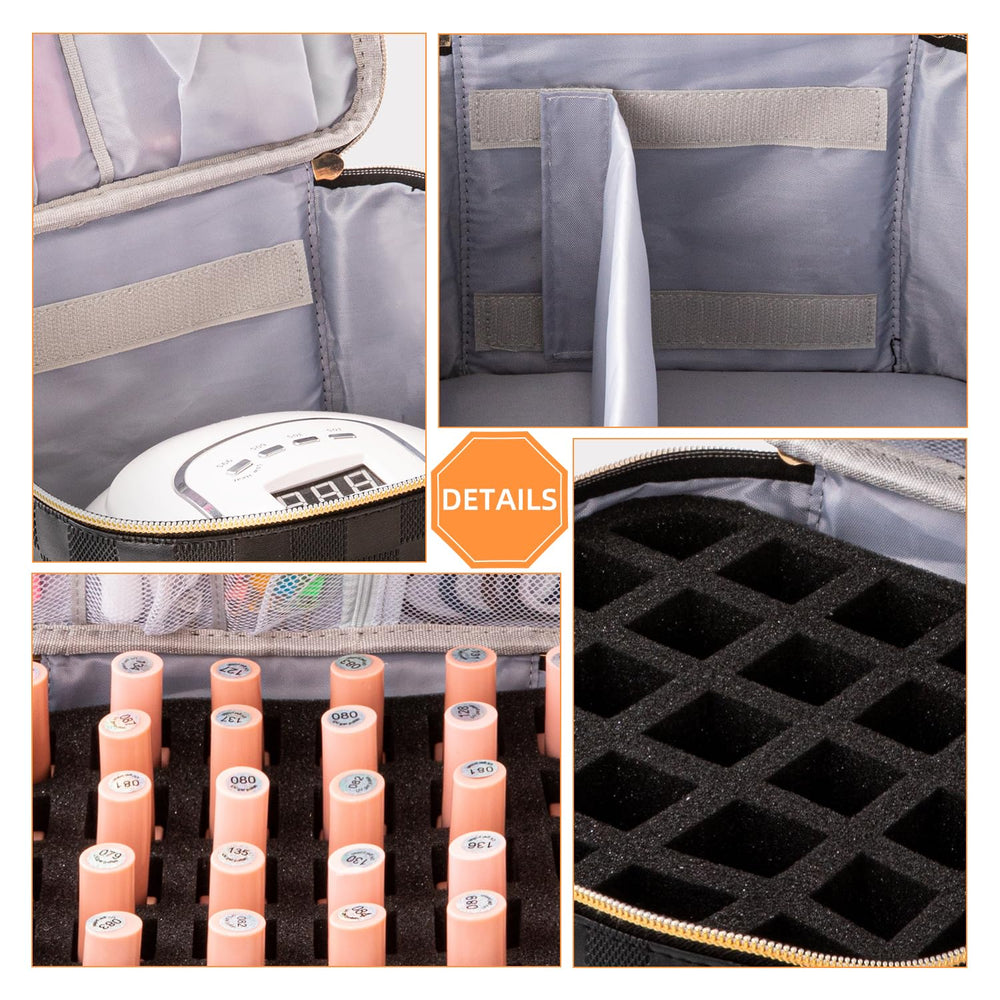 KGMCARE-multi-pocket-elastic-pockets-easily organize tools for quick manicures