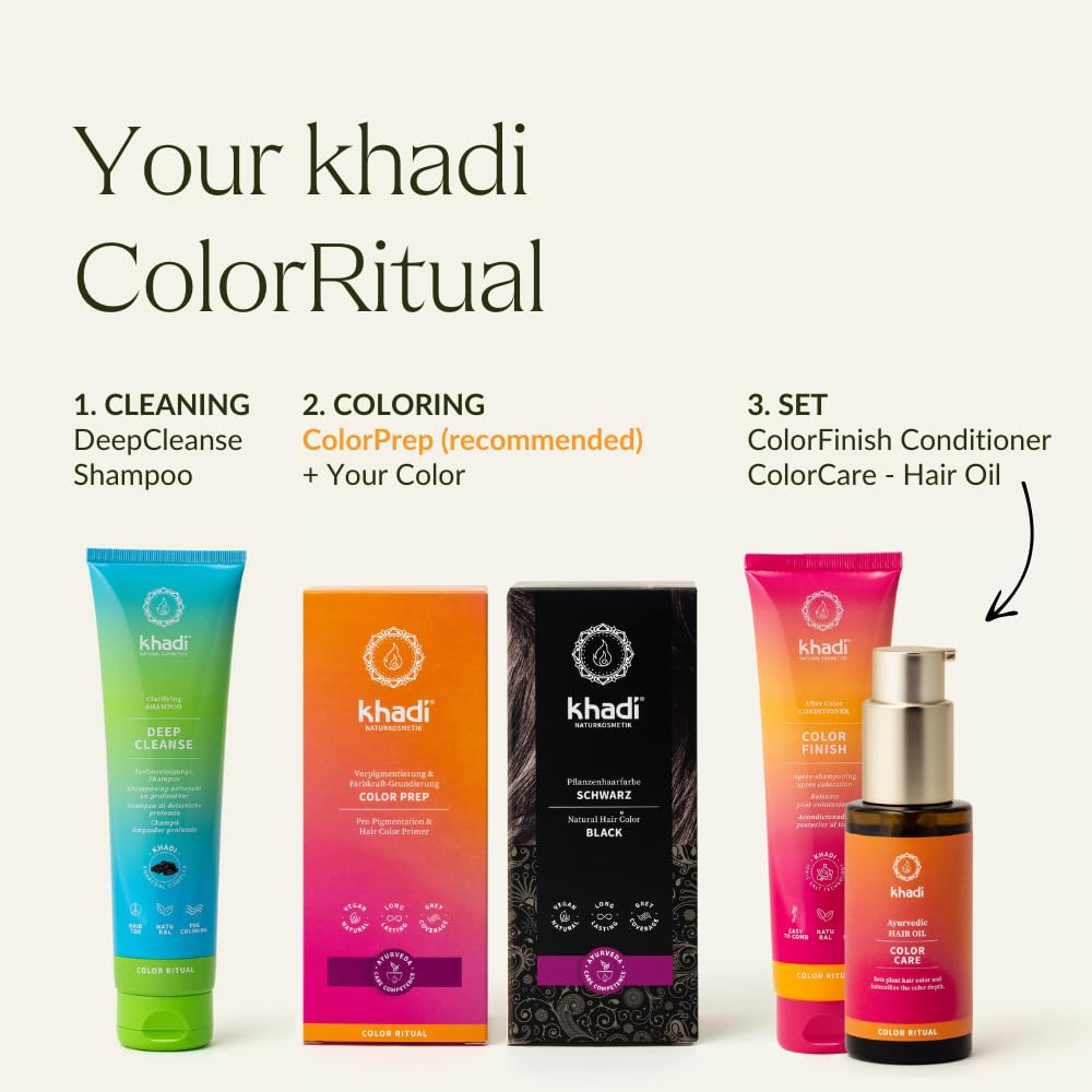 KHADI strand test shows even pigment development on a strand