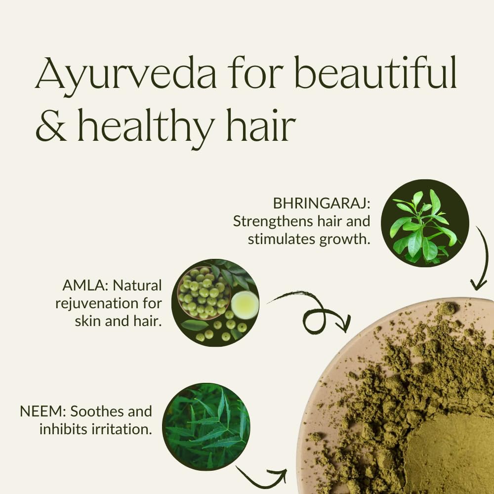 khadi medium brown shine test reveals vibrant, healthy-looking hair
