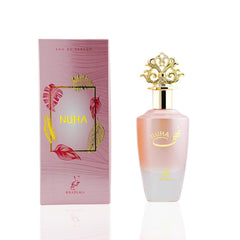 Khadlaj Nuha perfume bottle exudes luxury for daily elegance.