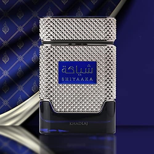 KHADLAJ SHIYAAKA BLUE premium packaging highlights luxury presentation for gifts.