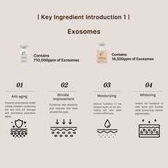 Ki Cosmetics five-vials-packaging neatly arranged for a complete boost routine.